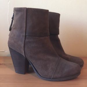 Rag and Bone Newbury Brown Suede 38/8 boots bootie